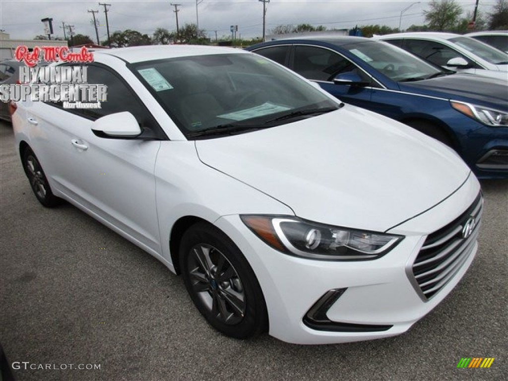 2017 Elantra SE - White / Beige photo #1