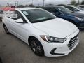 2017 White Hyundai Elantra SE  photo #1