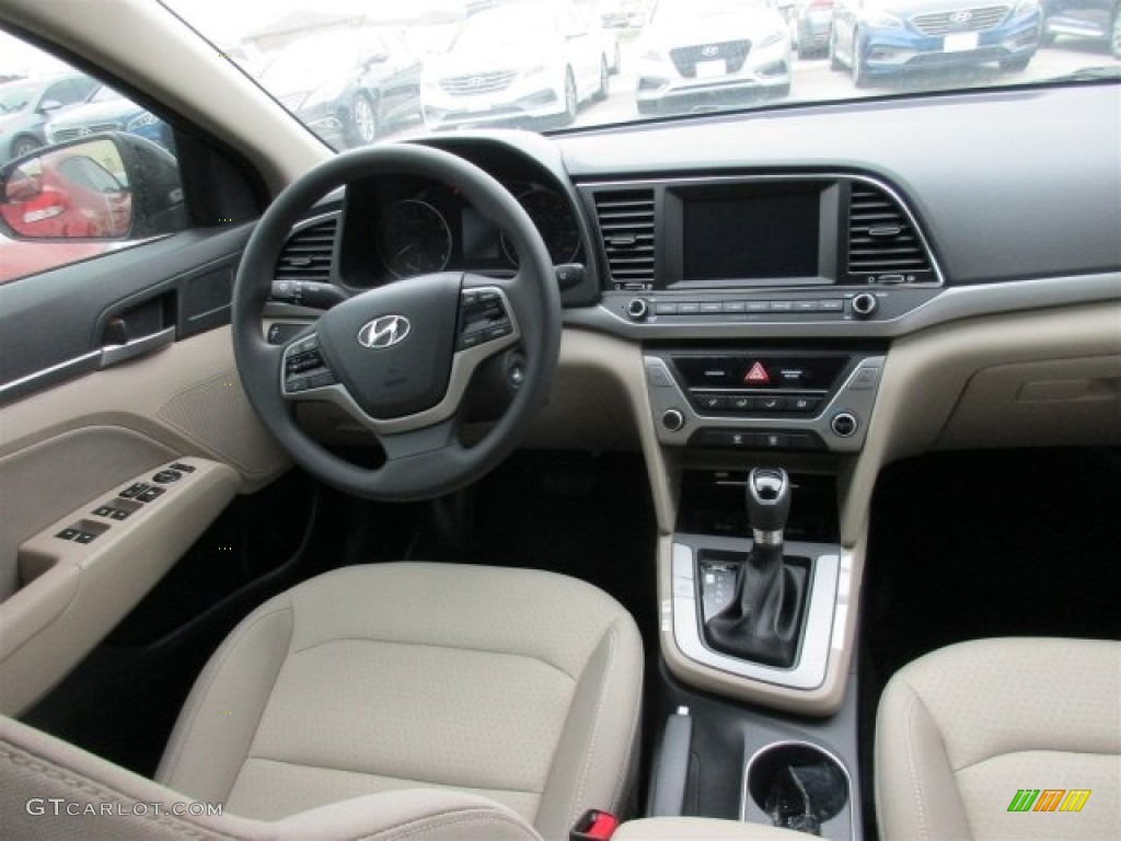2017 Elantra SE - Black / Beige photo #7