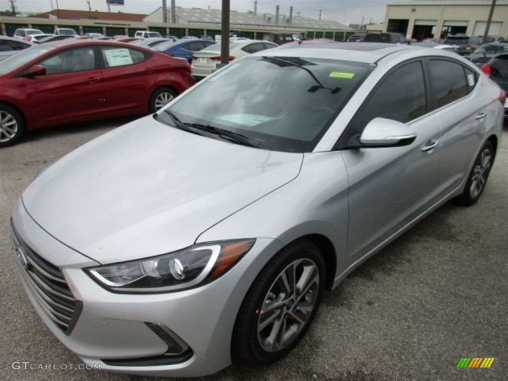 2017 Elantra Limited - Silver / Gray photo #2