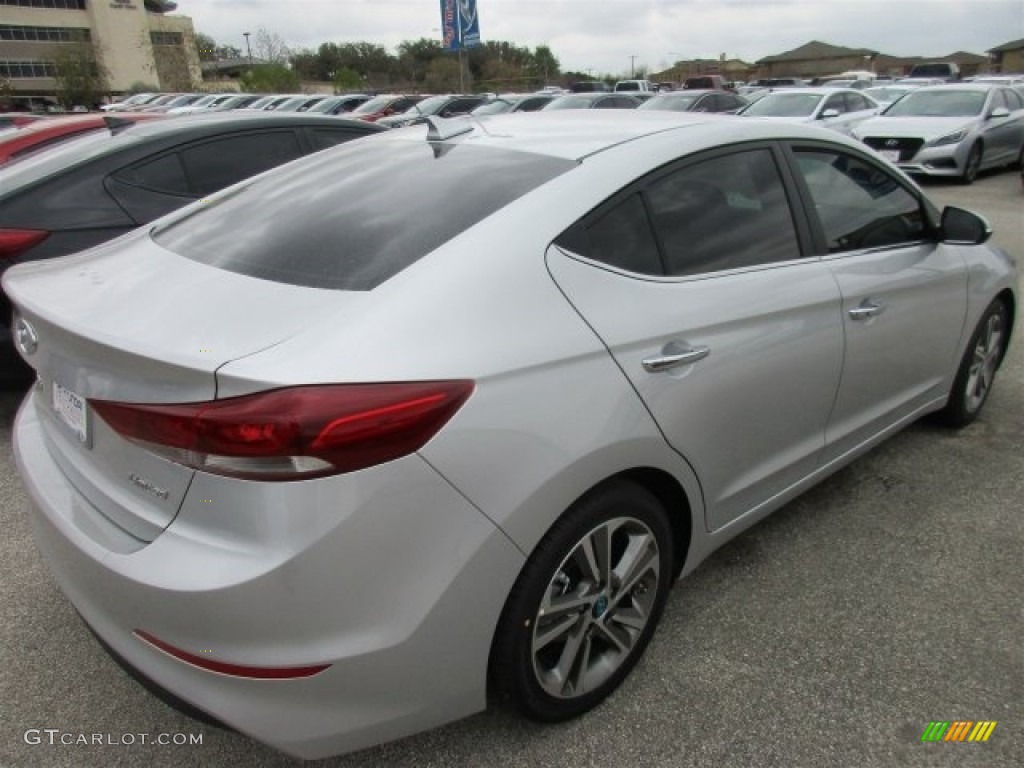 2017 Elantra Limited - Silver / Gray photo #7