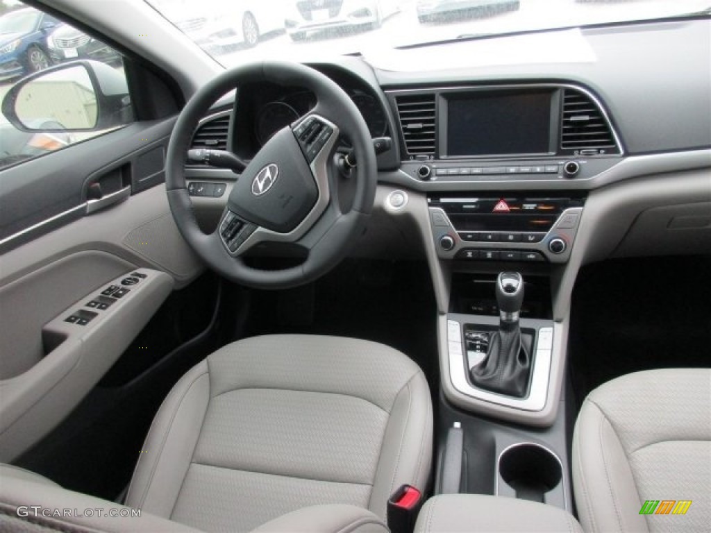 2017 Elantra Limited - Silver / Gray photo #8