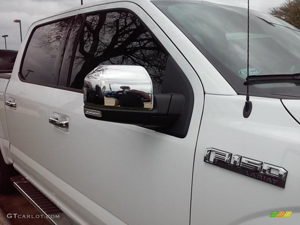2016 F150 Lariat SuperCrew 4x4 - Oxford White / Black photo #6