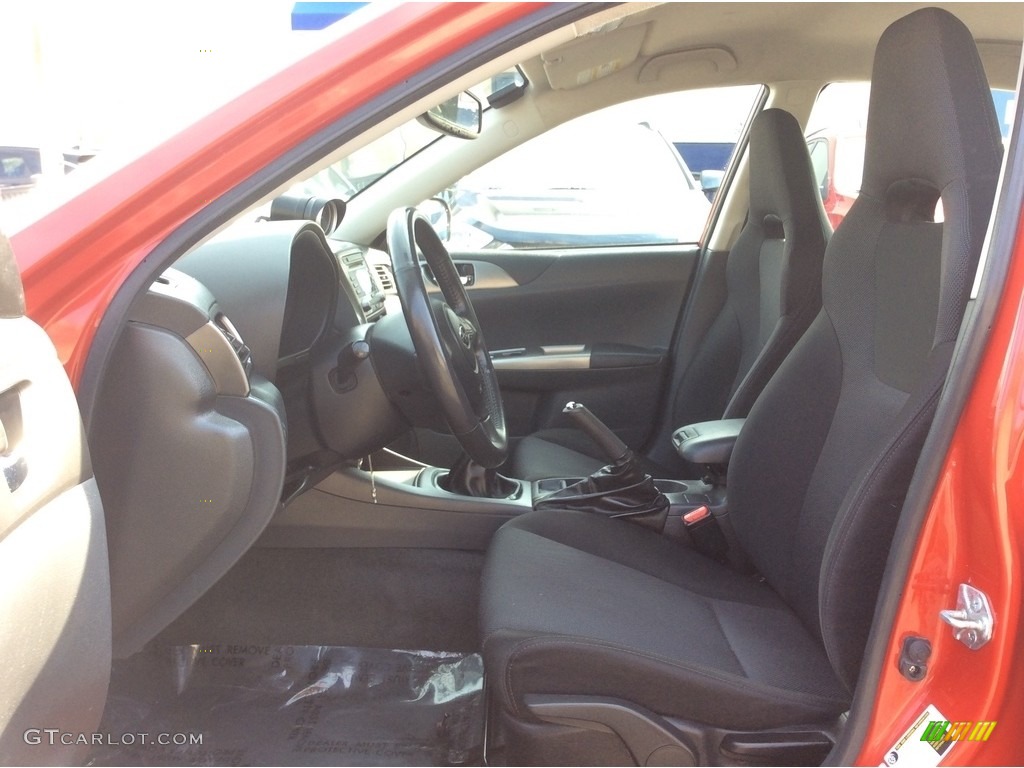 2008 Impreza WRX Wagon - Lightning Red / Carbon Black photo #10