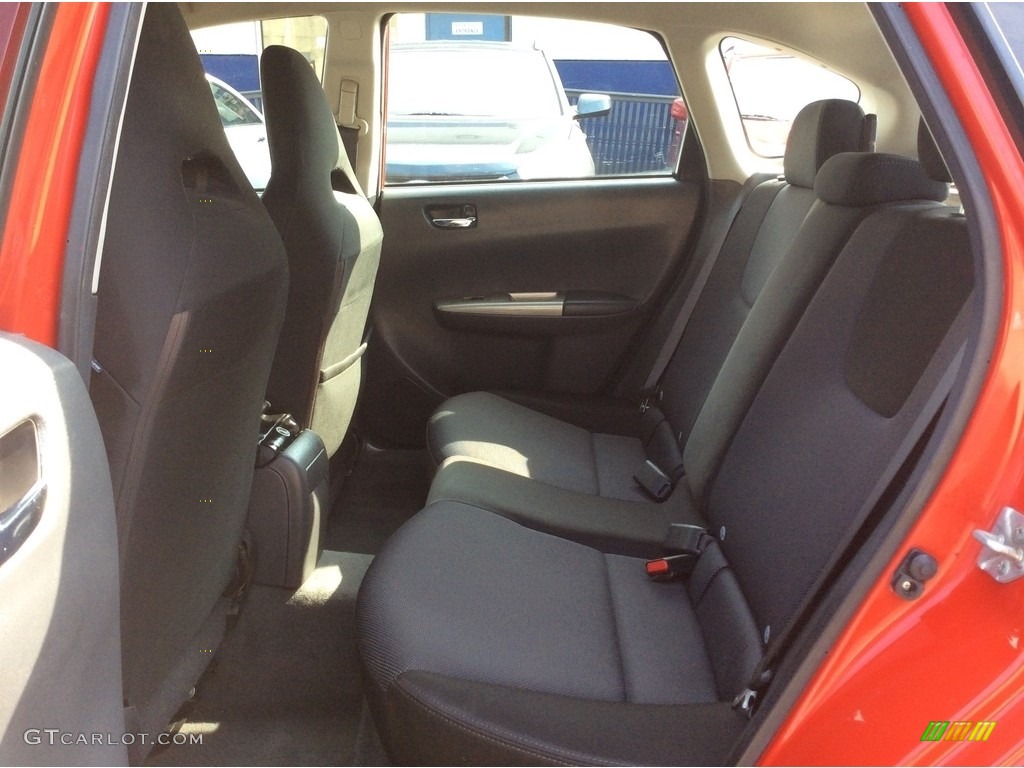 2008 Impreza WRX Wagon - Lightning Red / Carbon Black photo #19