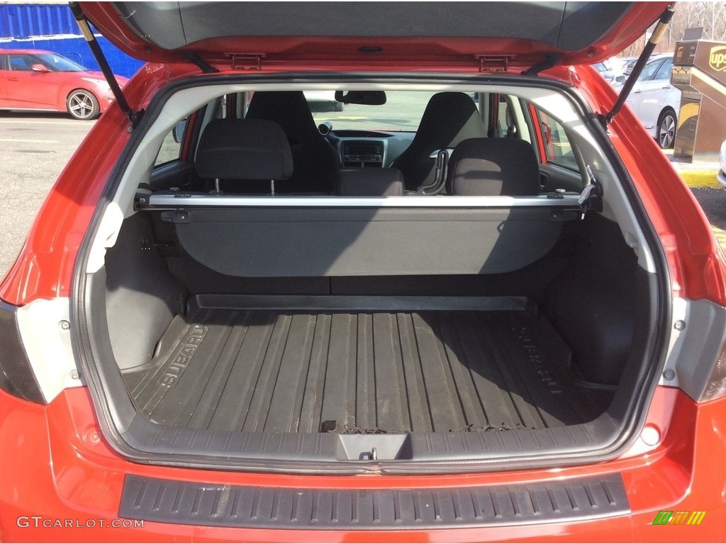 2008 Impreza WRX Wagon - Lightning Red / Carbon Black photo #20
