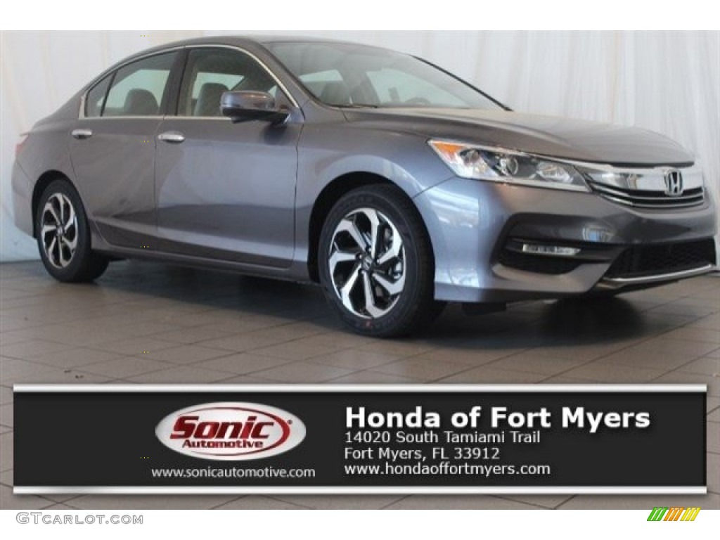 2016 Accord EX Sedan - Modern Steel Metallic / Gray photo #1