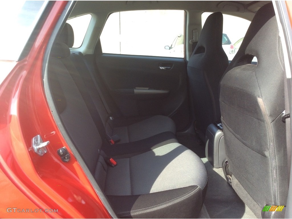 2008 Impreza WRX Wagon - Lightning Red / Carbon Black photo #22