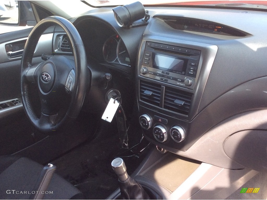 2008 Impreza WRX Wagon - Lightning Red / Carbon Black photo #24