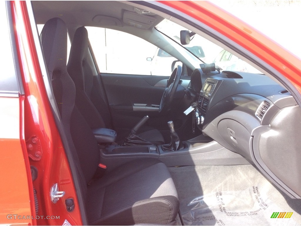 2008 Impreza WRX Wagon - Lightning Red / Carbon Black photo #25