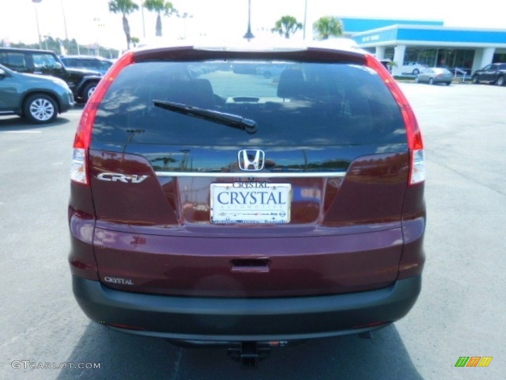 2014 CR-V EX-L - Basque Red Pearl II / Gray photo #8