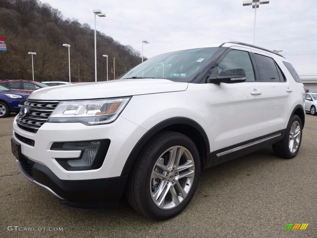 2016 Explorer XLT 4WD - Oxford White / Ebony Black photo #6