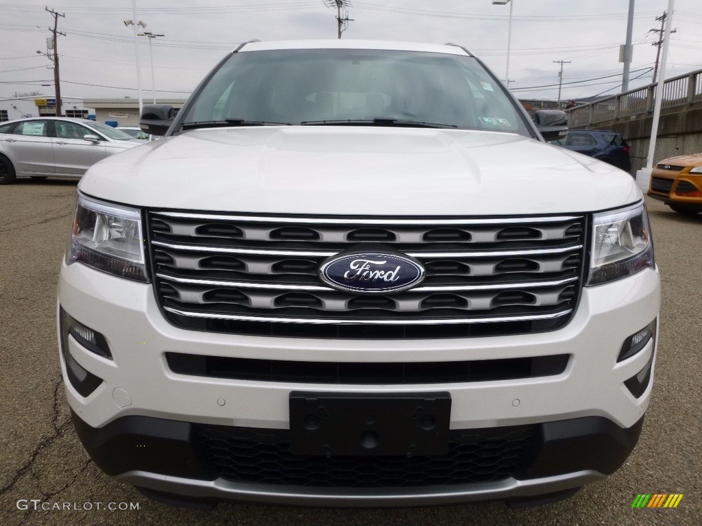 2016 Explorer XLT 4WD - Oxford White / Ebony Black photo #7