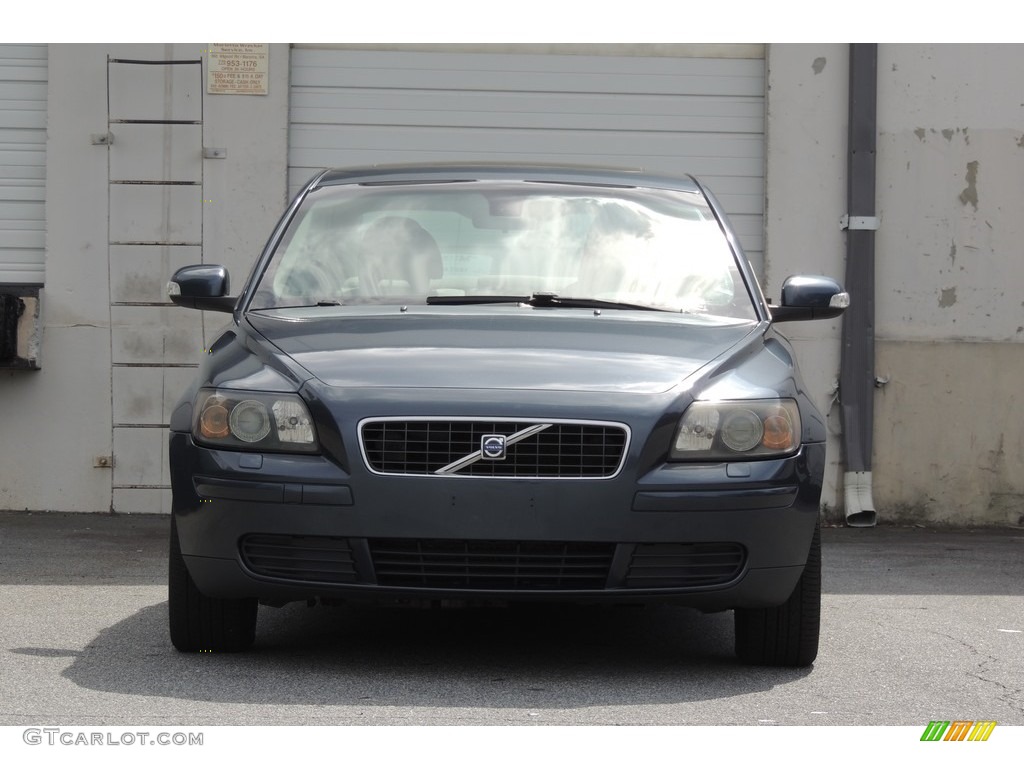 2007 S40 2.4i - Barents Blue Metallic / Off-Black photo #3