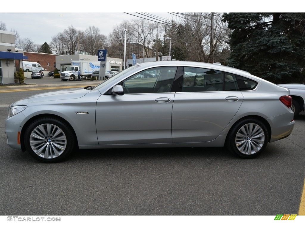 2016 5 Series 535i xDrive Gran Turismo - Glacier Silver Metallic / Mocha photo #5