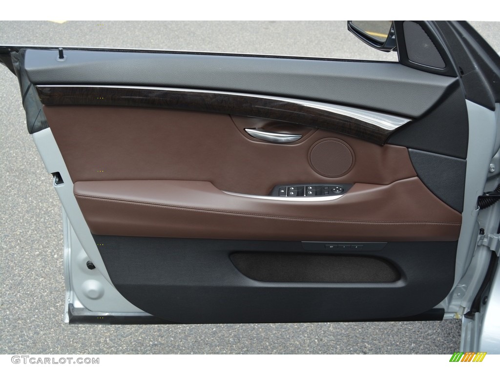 2016 BMW 5 Series 535i xDrive Gran Turismo Mocha Door Panel Photo #111366694