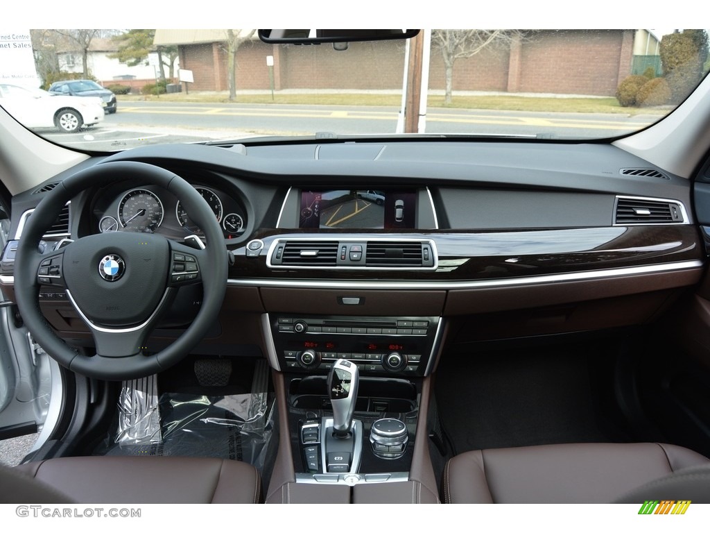 2016 BMW 5 Series 535i xDrive Gran Turismo Mocha Dashboard Photo #111366838