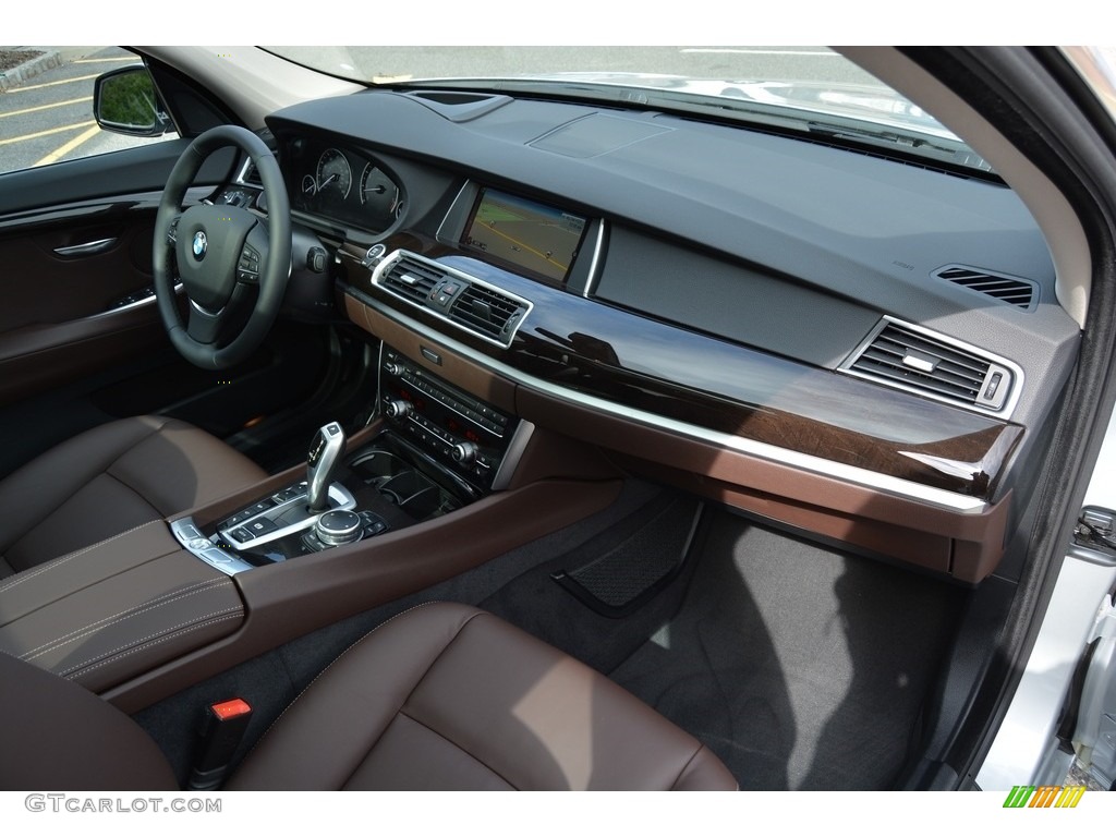 2016 BMW 5 Series 535i xDrive Gran Turismo Mocha Dashboard Photo #111367156
