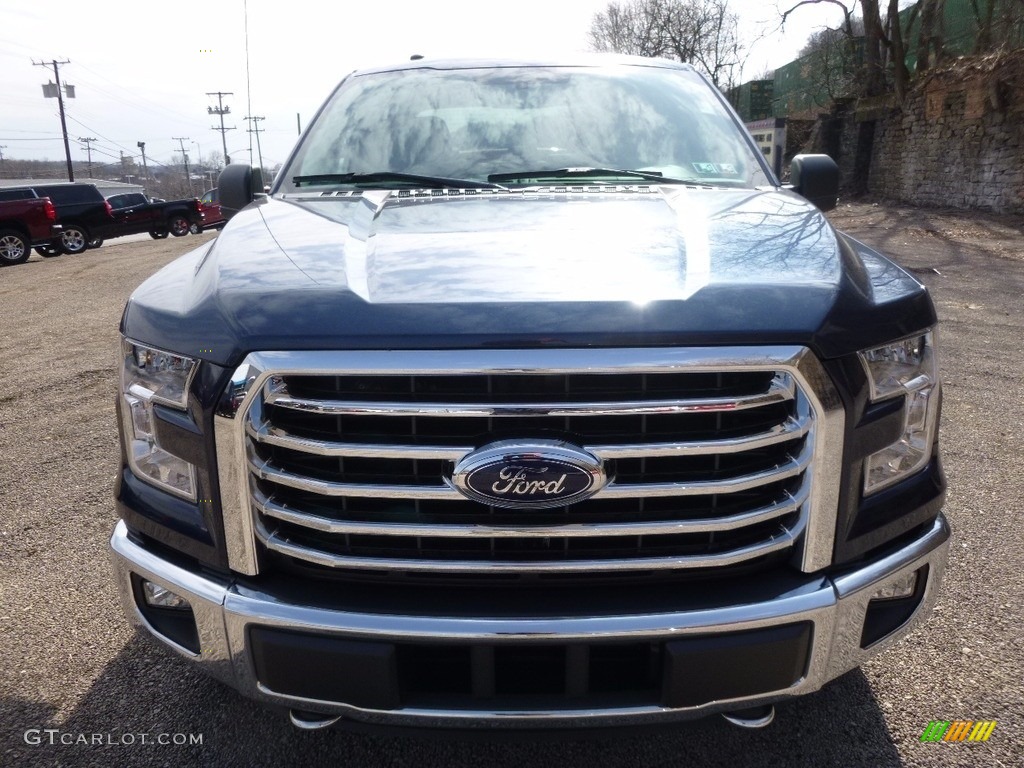 2016 F150 XLT SuperCab 4x4 - Blue Jeans / Medium Earth Gray photo #8