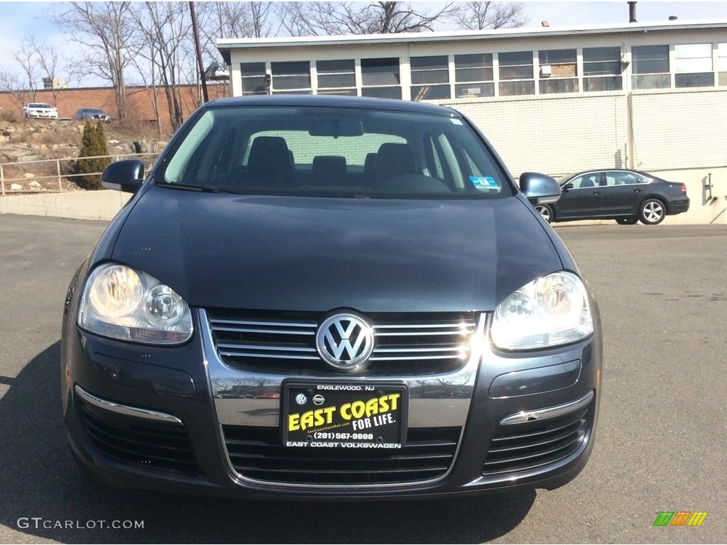 2010 Jetta Limited Edition Sedan - Blue Graphite Metallic / Titan Black photo #2