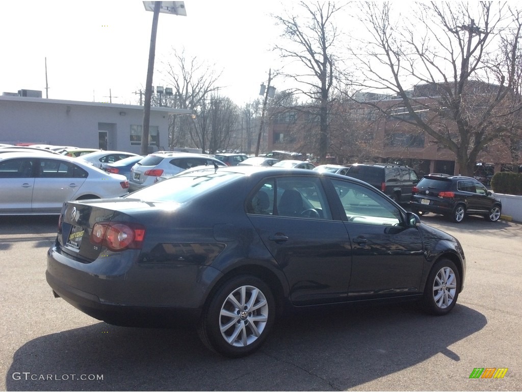 2010 Jetta Limited Edition Sedan - Blue Graphite Metallic / Titan Black photo #4