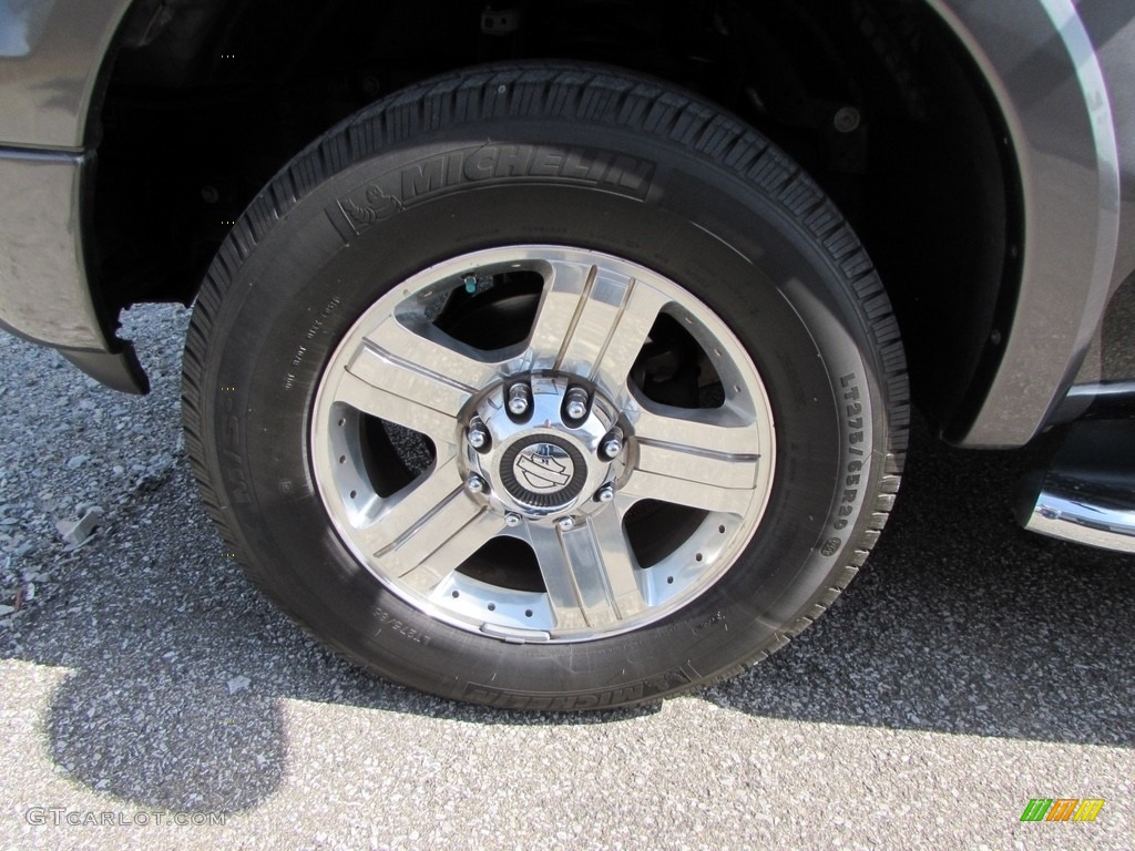 2006 F250 Super Duty Harley Davidson Crew Cab 4x4 - Dark Shadow Gray Metallic / Black photo #9