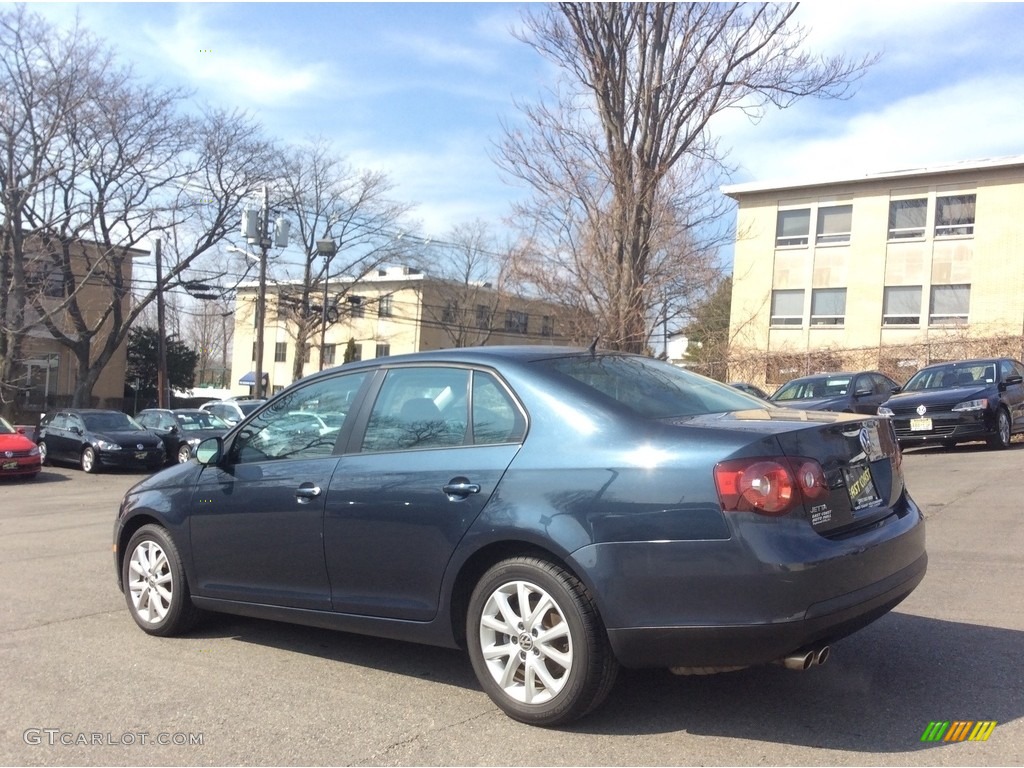 2010 Jetta Limited Edition Sedan - Blue Graphite Metallic / Titan Black photo #6