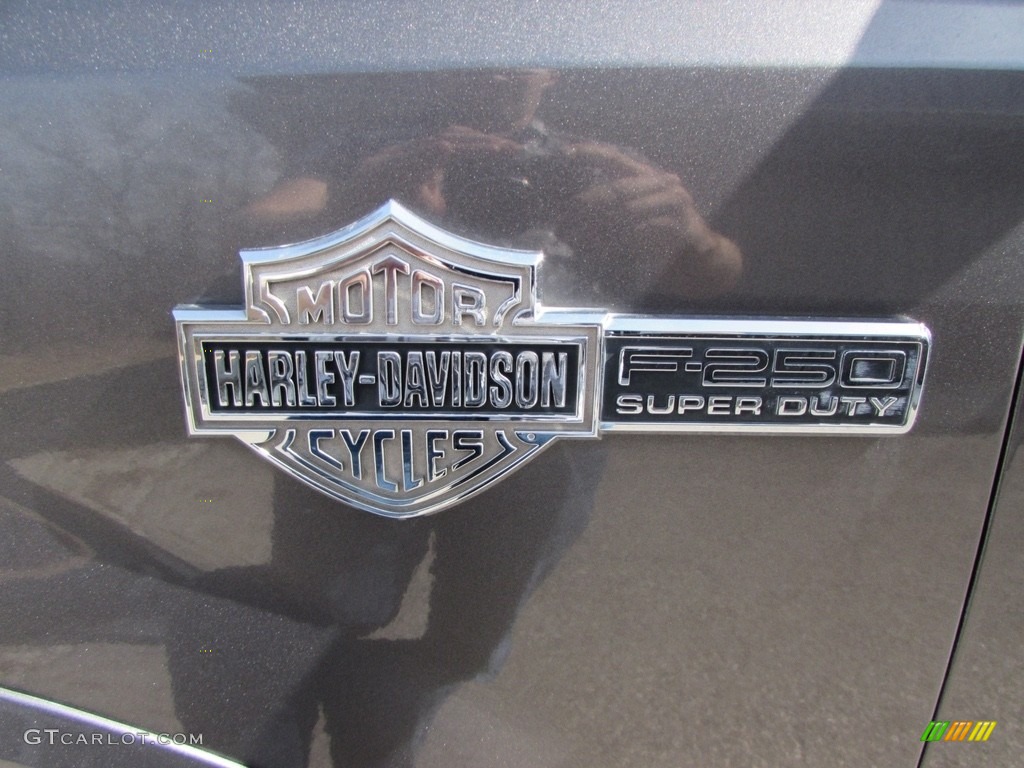 2006 F250 Super Duty Harley Davidson Crew Cab 4x4 - Dark Shadow Gray Metallic / Black photo #11