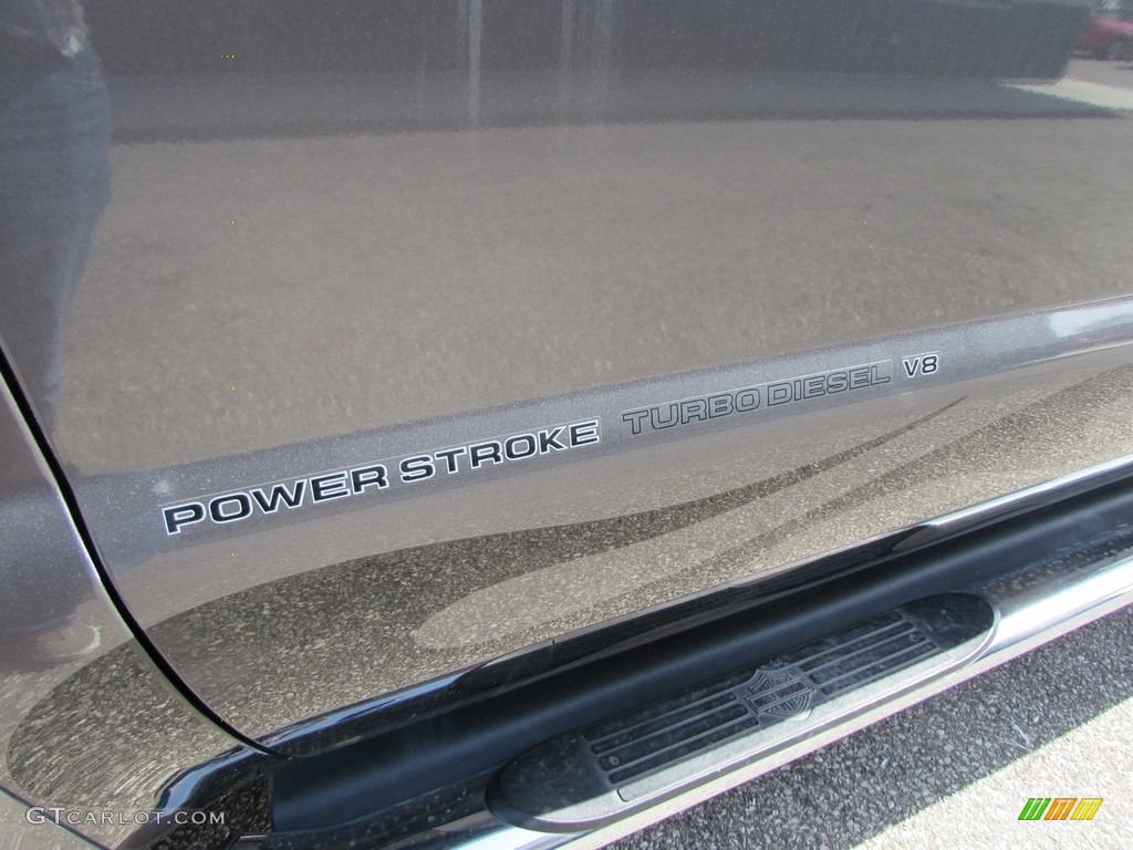 2006 F250 Super Duty Harley Davidson Crew Cab 4x4 - Dark Shadow Gray Metallic / Black photo #12