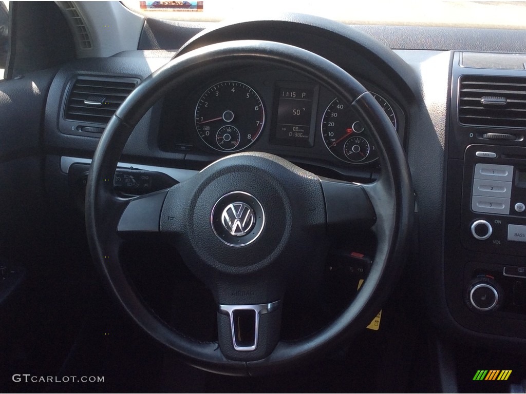 2010 Jetta Limited Edition Sedan - Blue Graphite Metallic / Titan Black photo #11