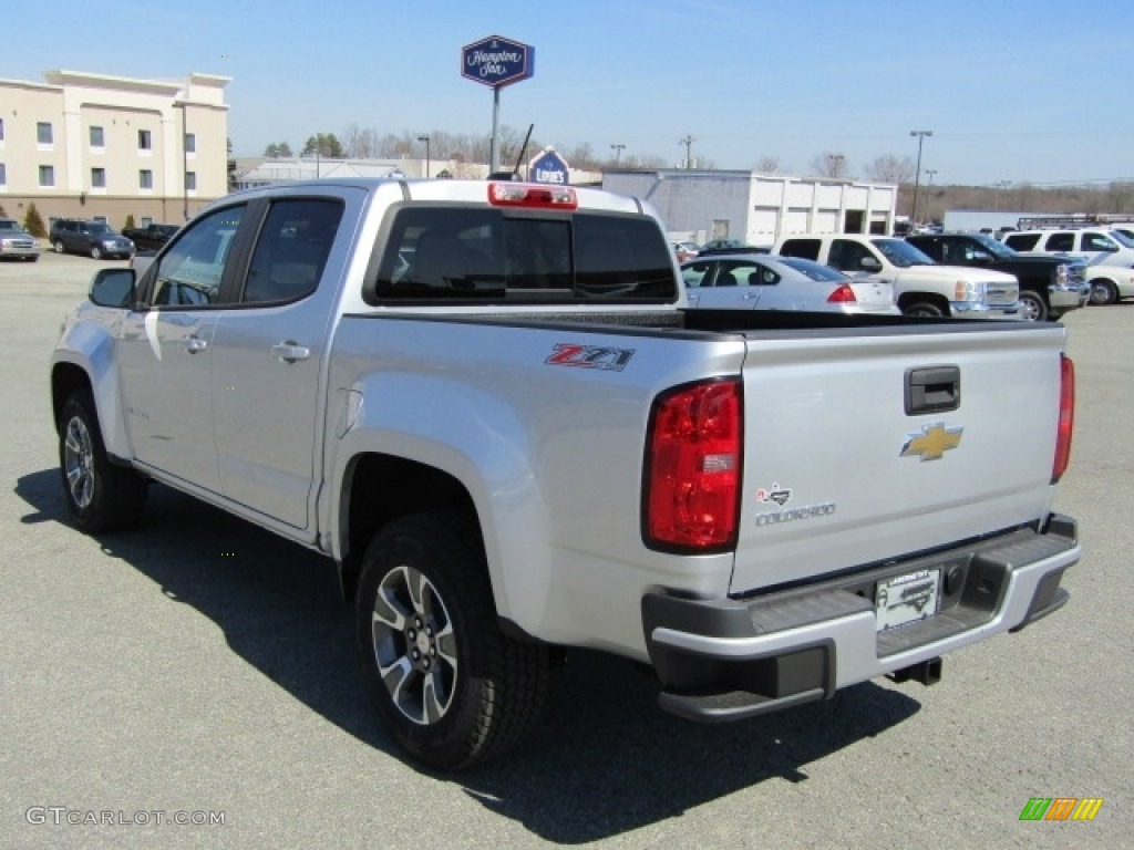 2016 Colorado Z71 Crew Cab 4x4 - Silver Ice Metallic / Jet Black photo #4