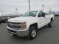 Summit White - Silverado 2500HD WT Regular Cab 4x4 Photo No. 2