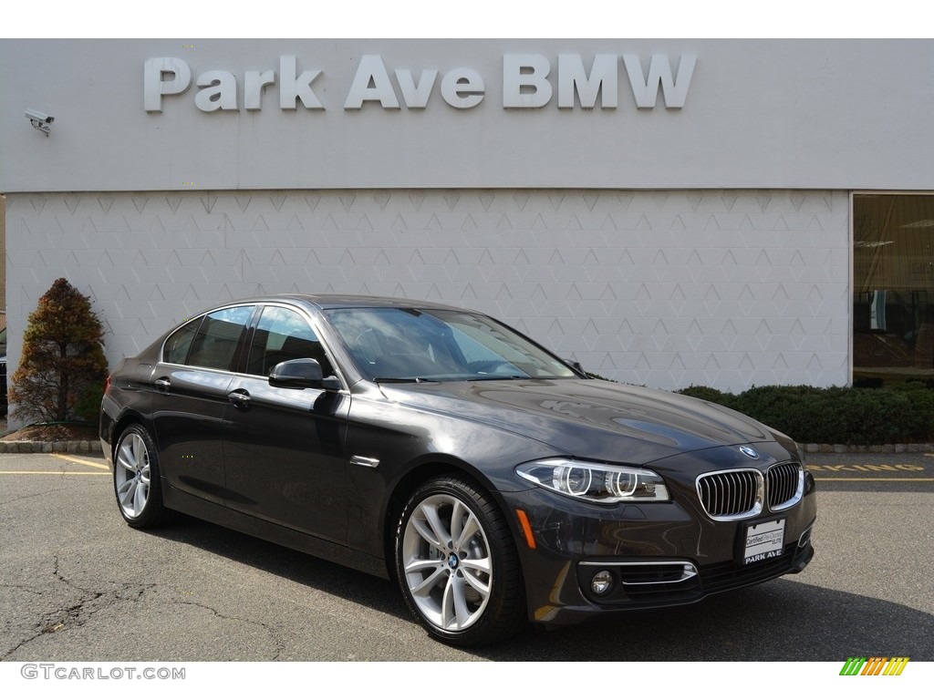 2016 5 Series 535i xDrive Sedan - Dark Graphite Metallic / Mocha photo #1