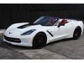 2015 Arctic White Chevrolet Corvette Stingray Convertible Z51  photo #1