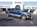 Blue Jeans Metallic 2013 Ford F150 King Ranch SuperCrew