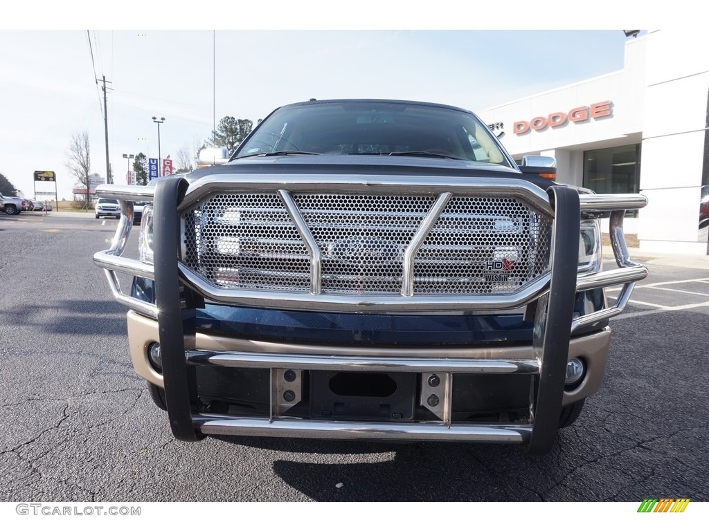 2013 F150 King Ranch SuperCrew - Blue Jeans Metallic / Platinum Unique Pecan Leather photo #2