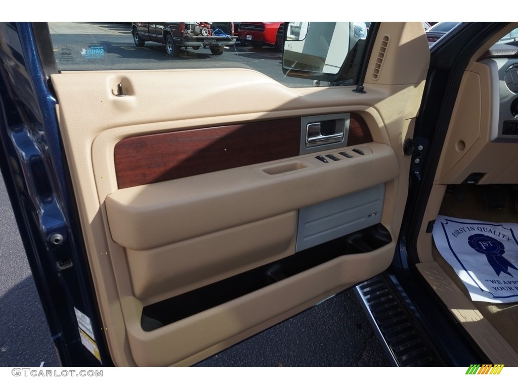 2013 F150 King Ranch SuperCrew - Blue Jeans Metallic / Platinum Unique Pecan Leather photo #12