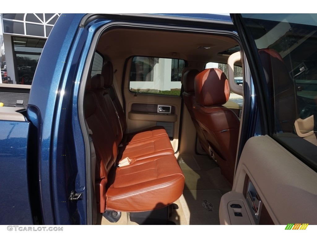 2013 F150 King Ranch SuperCrew - Blue Jeans Metallic / Platinum Unique Pecan Leather photo #18