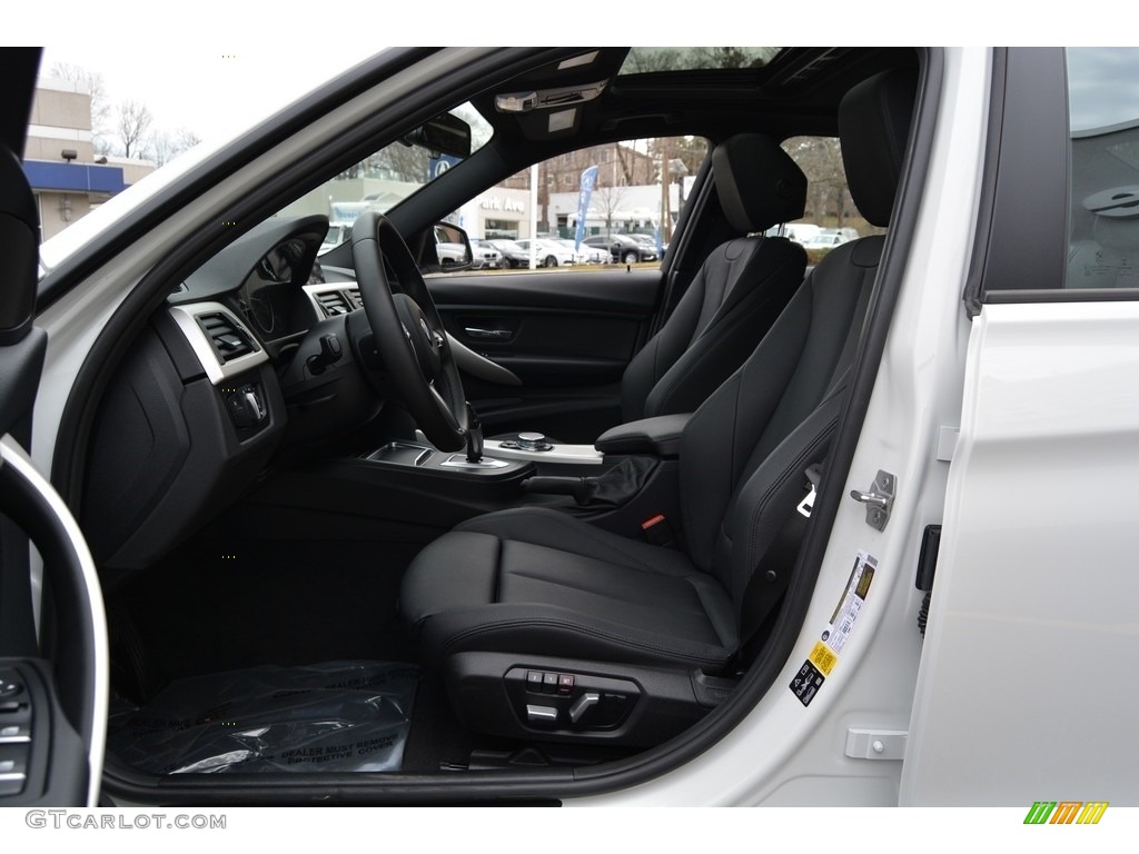 2016 3 Series 320i xDrive Sedan - Alpine White / Black photo #11