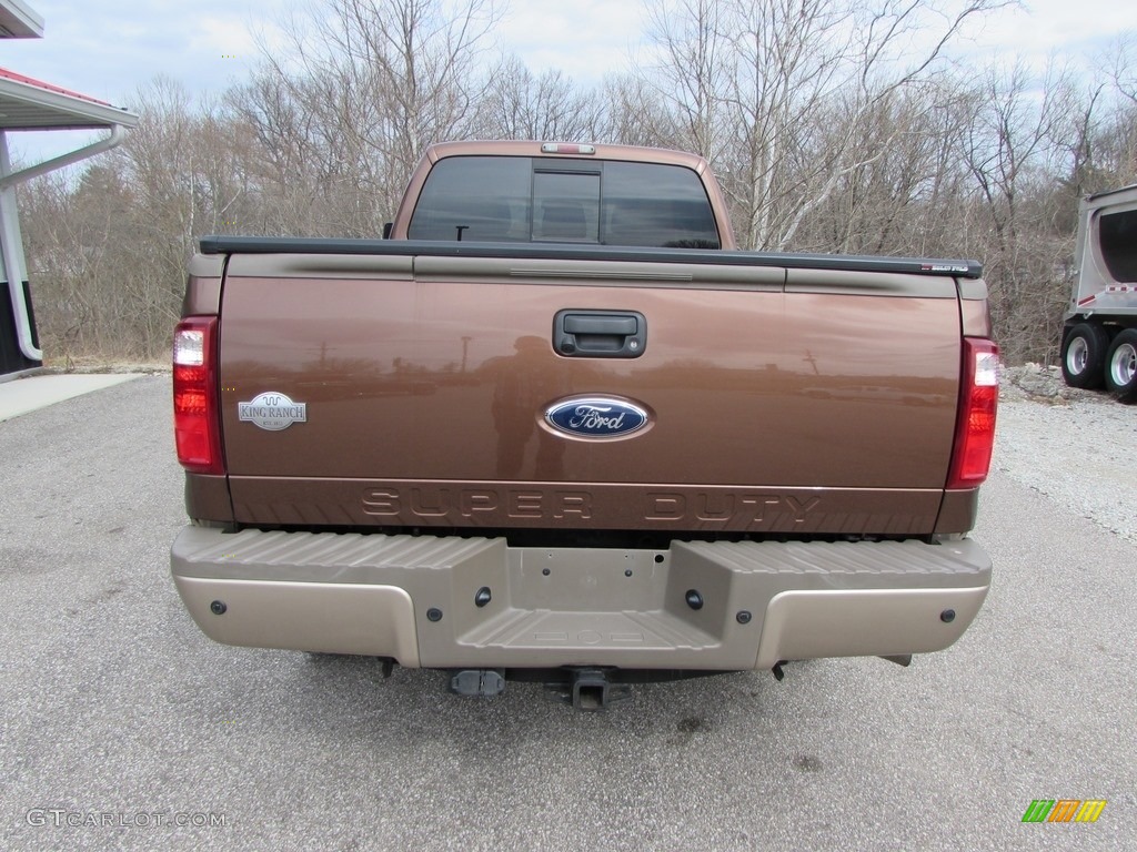 2011 F350 Super Duty King Ranch Crew Cab 4x4 - Golden Bronze Metallic / Adobe photo #4