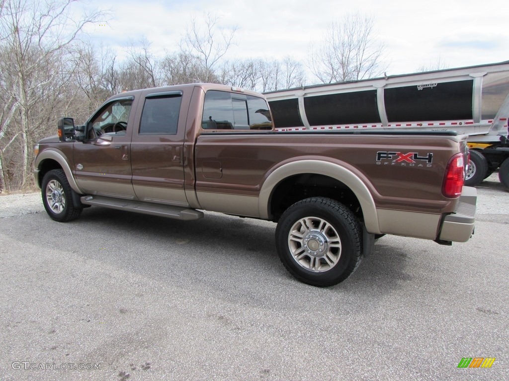 2011 F350 Super Duty King Ranch Crew Cab 4x4 - Golden Bronze Metallic / Adobe photo #5