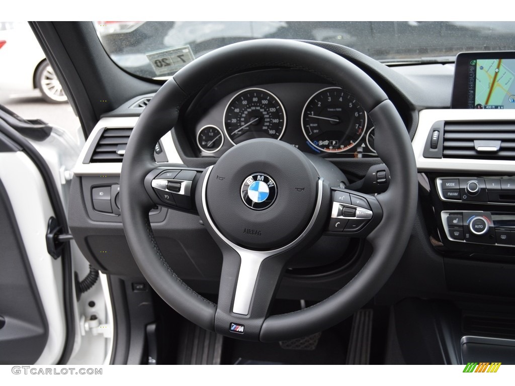 2016 3 Series 320i xDrive Sedan - Alpine White / Black photo #18