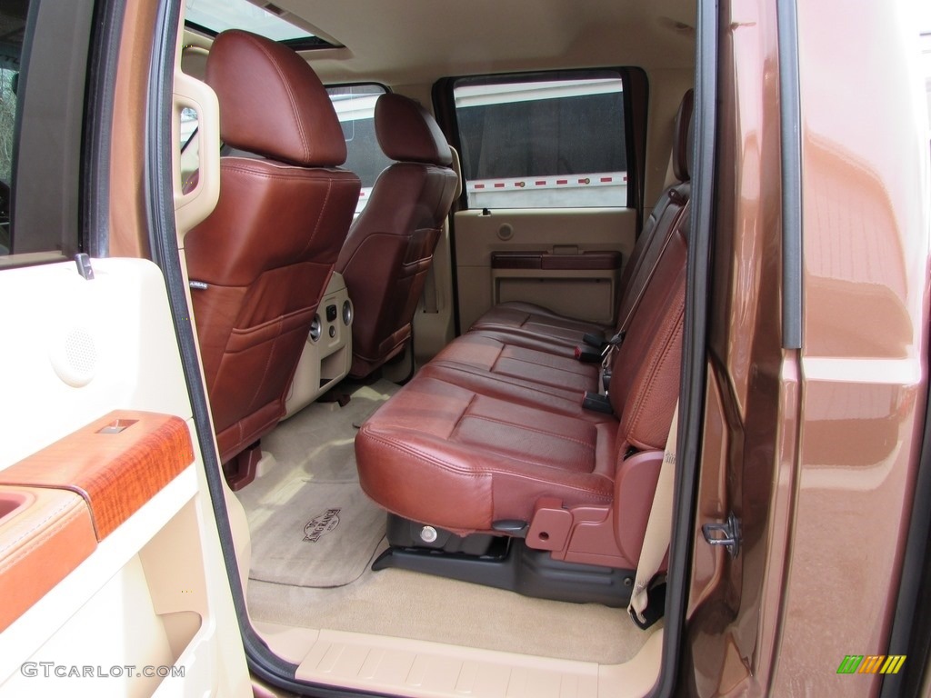 2011 F350 Super Duty King Ranch Crew Cab 4x4 - Golden Bronze Metallic / Adobe photo #24