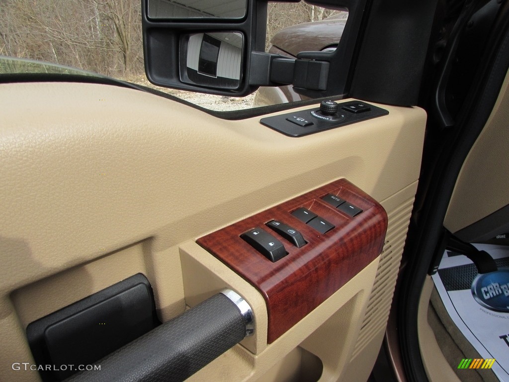 2011 F350 Super Duty King Ranch Crew Cab 4x4 - Golden Bronze Metallic / Adobe photo #25