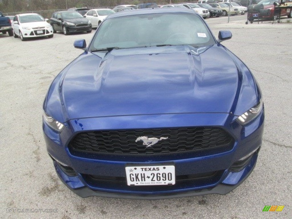 2016 Mustang V6 Coupe - Deep Impact Blue Metallic / Ebony photo #15
