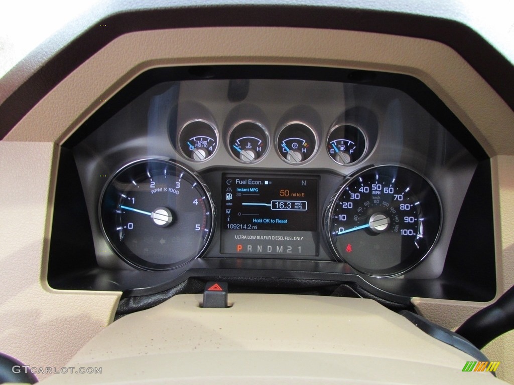 2011 F350 Super Duty King Ranch Crew Cab 4x4 - Golden Bronze Metallic / Adobe photo #38