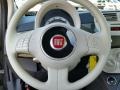 Marrone/Avorio (Brown/Ivory) 2013 Fiat 500 c cabrio Pop Steering Wheel