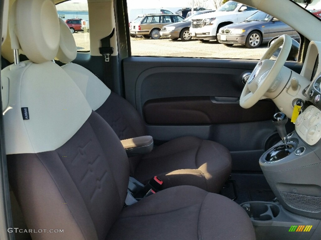 2013 500 c cabrio Pop - Verde Oliva (Olive Green) / Marrone/Avorio (Brown/Ivory) photo #19