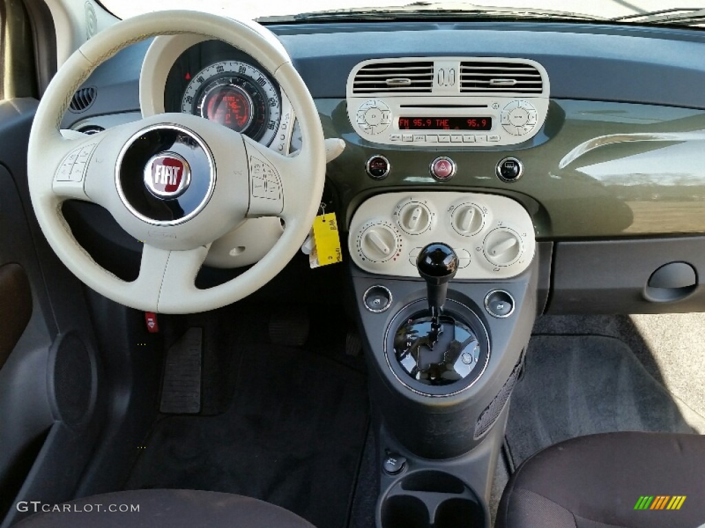 2013 500 c cabrio Pop - Verde Oliva (Olive Green) / Marrone/Avorio (Brown/Ivory) photo #21