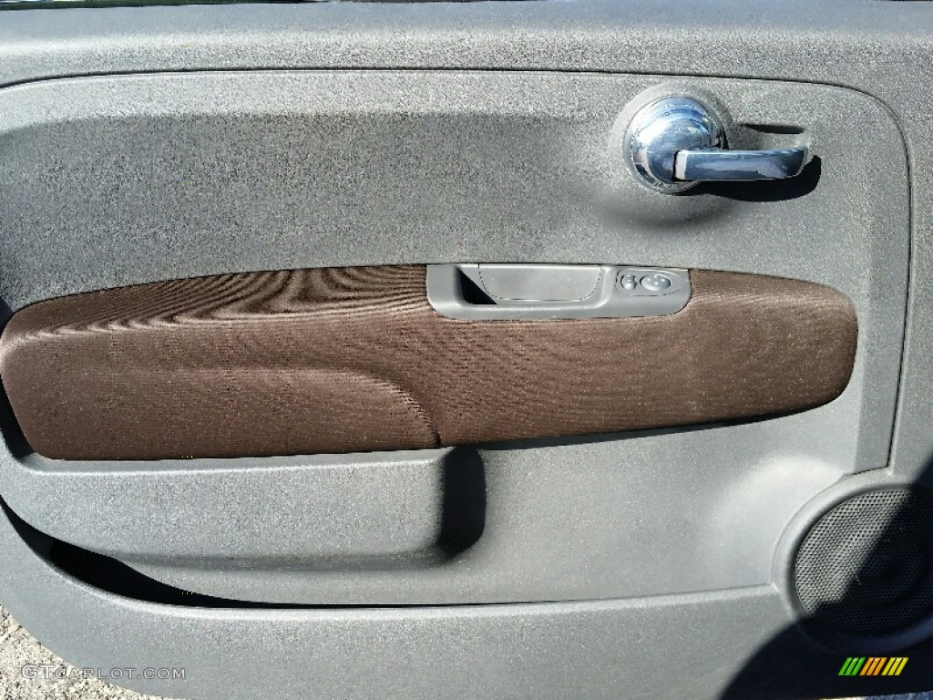 2013 500 c cabrio Pop - Verde Oliva (Olive Green) / Marrone/Avorio (Brown/Ivory) photo #23